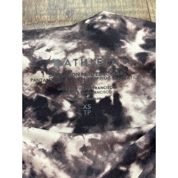 Athleta Salutations Tie Dye Print High Waisted Jogger Pants XS - Picture 4 of 8